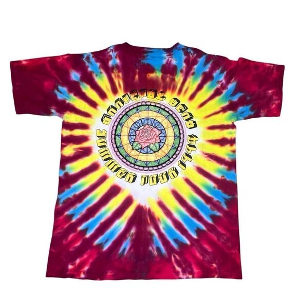 Vintage 90s Grateful Dead Tie Dye Tour Shirt 1994 Single Stitch XL - Picture 7 of 8
